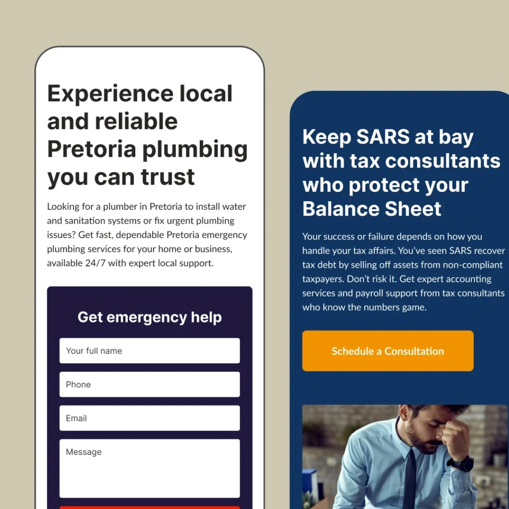 Alberton website design copywriting