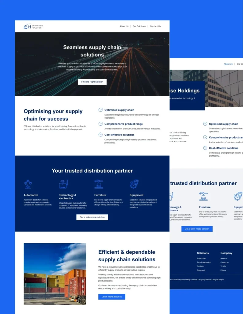 Why choose us for website design Johannesburg